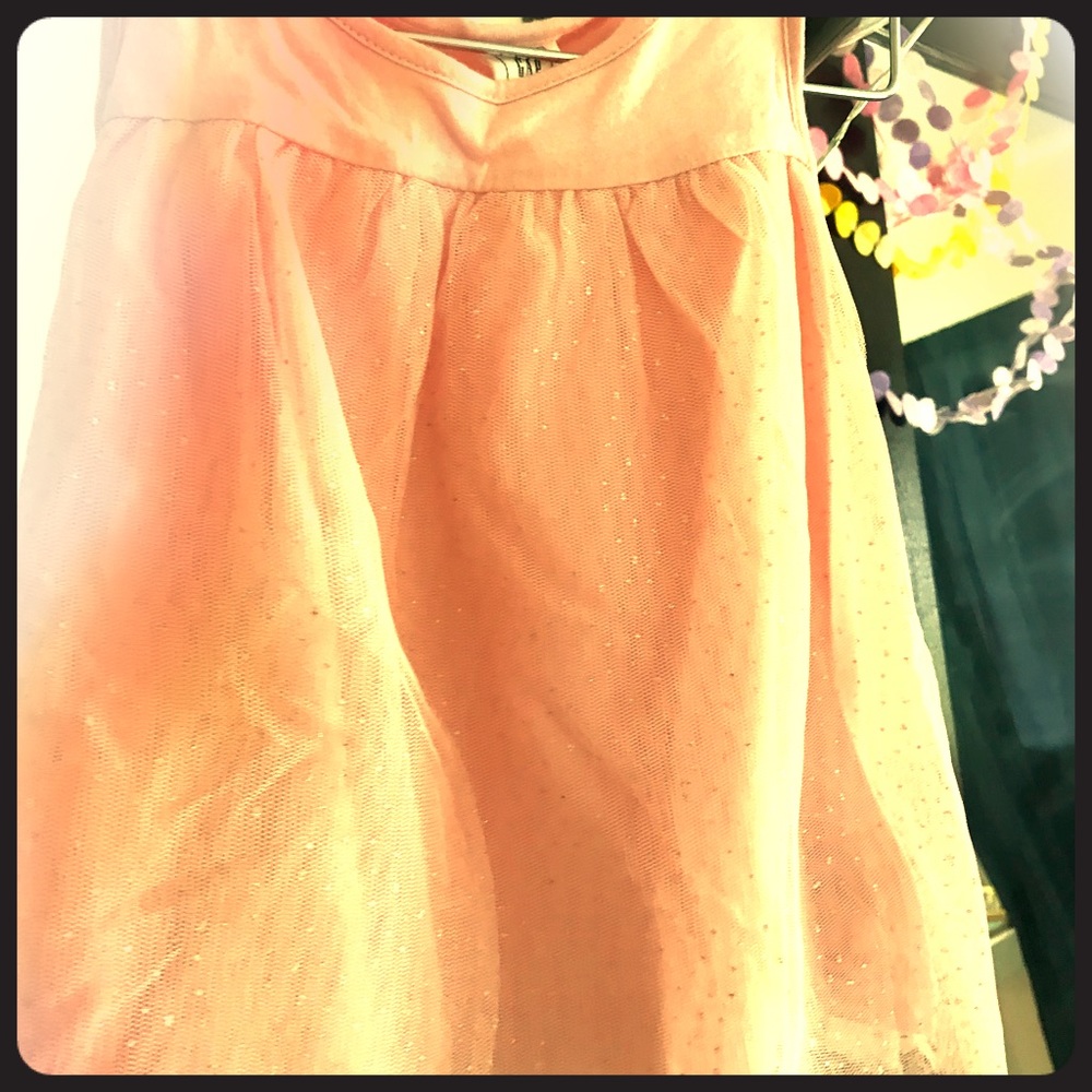 Pink with tule and sparkles camisole
